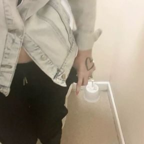 Classy Filth pissing in public toilets