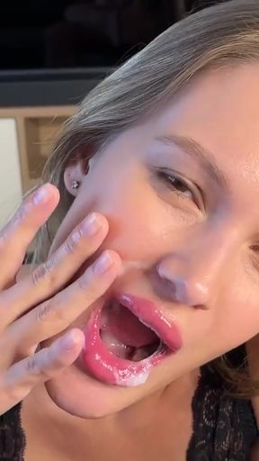 ImMayBee's Favorite Morning Habit Will Pleasure You   Clip 1