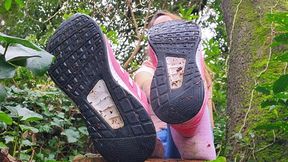 Lick Dirty Pink Ankle Socks (mkv)