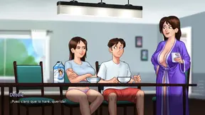 Step Sister Tries To Ignore My Boner But Can't Help Staring At It -