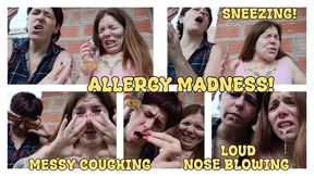 MESSY ALLERGY MADNESS OUTDOOR!