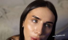 Goddess Latina Trap Loves Sucking Her Dildo Toy