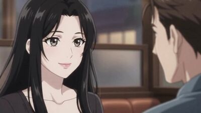 Mature cartoon babe with a big ass takes on a stranger's hard cock and gets a hot creampie
