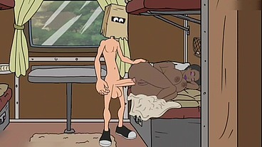 FuckerMan series - Fucking on a train and enjoying it