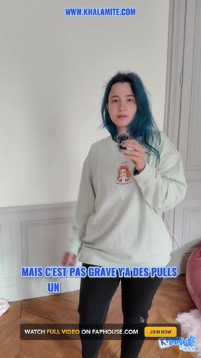 Trying on My New Sportswear - French Sexy Try on