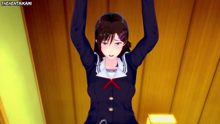 Chainsaw Man Footjob Hentai with All Girls! POV