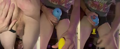 Ema's Toys and Cum Solo Femboy Gets Destroyed