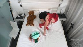 Taylor Nicole takes on the Plushies - Above View 4K