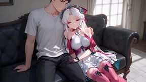 carlotta came to a sex casting for the first time. carlotta sex casting hentai cosplay (ai-generated)
