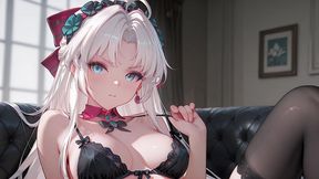 carlotta came to a sex casting for the first time. carlotta sex casting hentai cosplay (ai-generated)