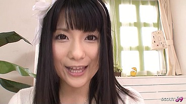 Petite Japanese Teen get First Time Dildo Anal while Suck and get Cum in Mouth at Uncensored JAV Casting