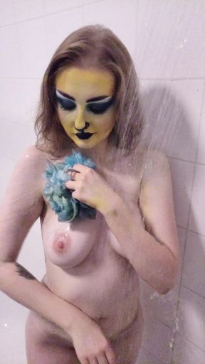 Ankha Body Paint Shower Removal