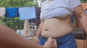 Hands and stomach dance