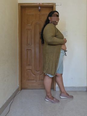 Nude Chubby Indian Girl Topless Photoshoot.