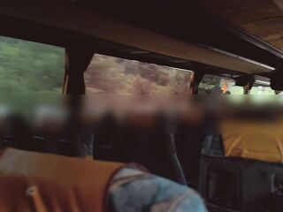 I jerk off on the bus and suck a stranger's jock, and then cum hard during the time that no one is watching.