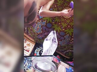 Concupiscent Tattooed Onlyfans MILF @nephilaaranea POV Riding Her Fister Toy