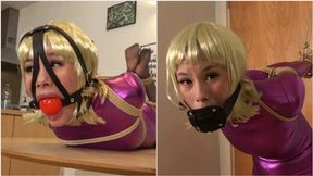 Lilly's Supertight Nightmare: Bound and Silenced Before Exercise Class! Part 2 (FullHD)