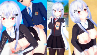 [Hentai Game Koikatsu! ]Have sex with Big tits Vtuber Hakase Fuyuki.3DCG Erotic Anime Video.