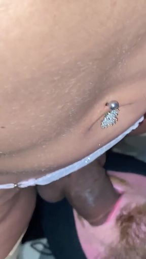 Guy Sucking Deep a Shemale