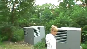 Outdoor Adventure with Ellen Saint: Hot Fucking of Mature Blonde Friend