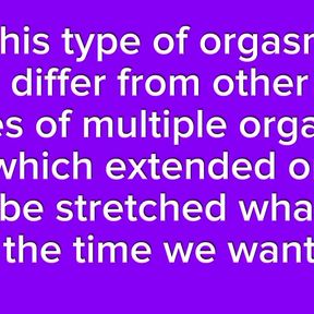 Extended Multiple Orgasms for Men