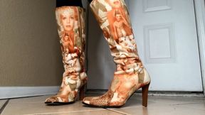 Posh Boots At The Dance Club