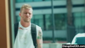 Homeless guy fucks gay man for food