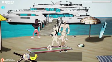 Fuckerman - vip Beach Boat ride Public Anal threesome