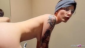 German Teen 18+ Lia Louise And Bgf - Real Sex In Public Mall