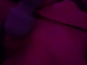 Stimulating my clit cock