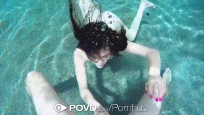 Petite Cutie Takes on a Big Cock After a Refreshing Pool Swim