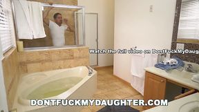 Sexy Latina teen Lexie Banderas gets her pipes cleaned by plumber