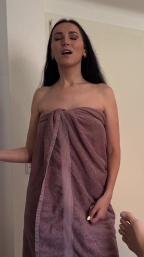 Key moment from &quot;Stepmom Caught Stepson Jerking Off On Her Panties&quot;