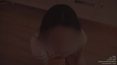 Late Night Blowjob After Party came on Tongue