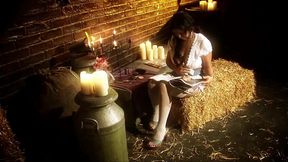 josette gets fucked in the hay