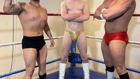 Men's Wrestling: 2-on-1 Magic Strip Match!