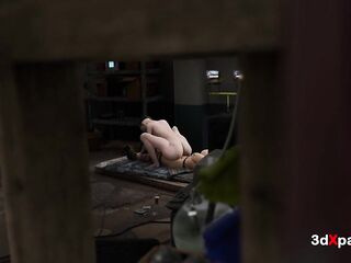 Shemale hentai Taryn Dominates Her Personal Toy in Safe Abode