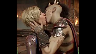 Cassie Cage x Sheeva lesbian (Mortal Kombat 11/ AI generated)