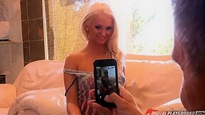 Sexy Blonde Babe With Emily Austin