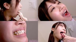 [Premium Edition]Ichika Kasagi - Showing inside cute girl's mouth, chewing gummy candys, sucking fingers, licking and sucking human doll, and chewing dried sardines mout-116-PREMIUM - wmv 1080p