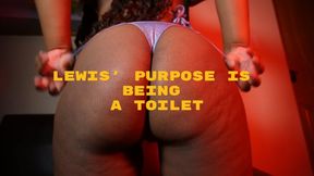 Ebony Goddess Aspen Aires: Toilet Slavery Custom For Lewis