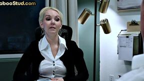 Weird stepbrother gets fucked in office toilet during work
