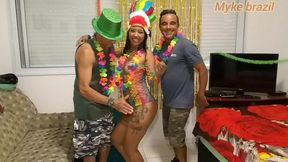 carnaval do myke brazil 2024 com fabinho costa e millena gomes ela adora sex anal