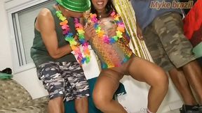 carnaval do myke brazil 2024 com fabinho costa e millena gomes ela adora sex anal