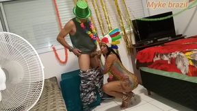 carnaval do myke brazil 2024 com fabinho costa e millena gomes ela adora sex anal