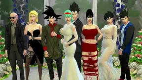 Bulmas Honeymoon Desires Ignite When Lovers Tempt Her in Hot Saiyan Nights