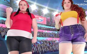 Misty and May Facesitting and Farting Battle Punishment