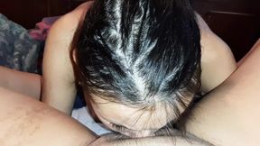 My girlfriend licks my pussy while our neighbor is lying next to us - Lesbian-illusion