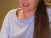 Surprising JOI from your Step-Sis while Facetiming!!