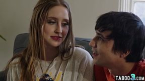 Trusted mentor seduces teens Laney Grey and her boyfriend for a threesome